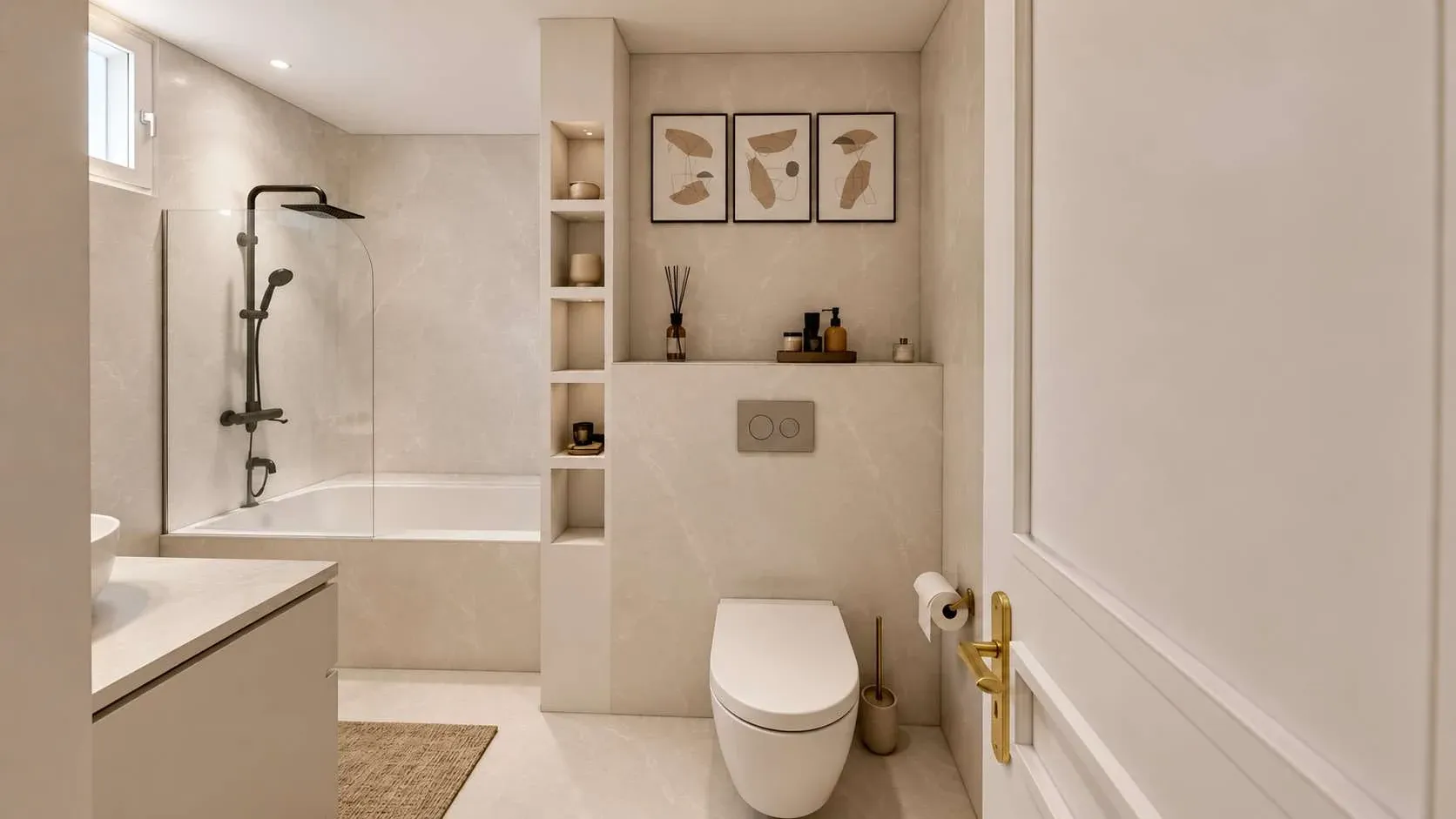 Salle de bain et WC - aménagement intérieur à Magny-en-Vexin